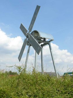Windmühlen-Skulptur