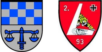 Wappen der Samtgemeinde Meinersen und des PAnzerbataillons 93