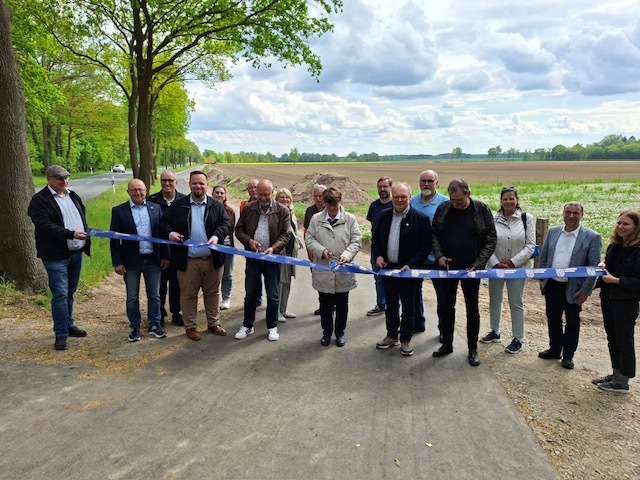 Neuer Radweg an der Kreisstraße 42