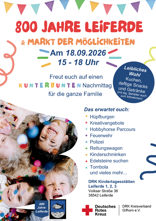 Bild vergr&ouml;&szlig;ern: 800 Jahre Leiferde Markt der Möglichkeiten