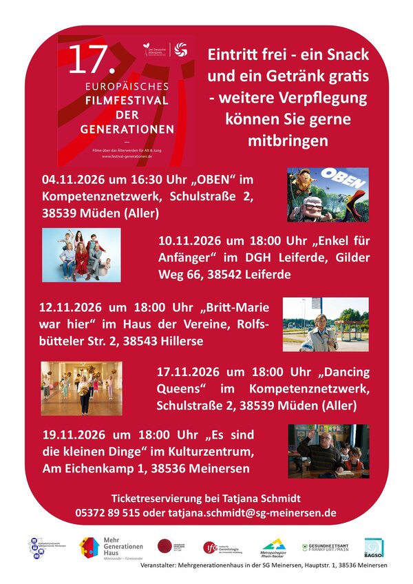 Bild vergr&ouml;&szlig;ern: Übersicht alle Filme Filmfestival 2026